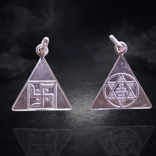 Silver Saraswati Pyra Pendant
