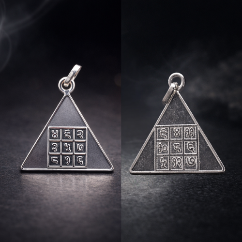 Silver Budh Pyra Pendant