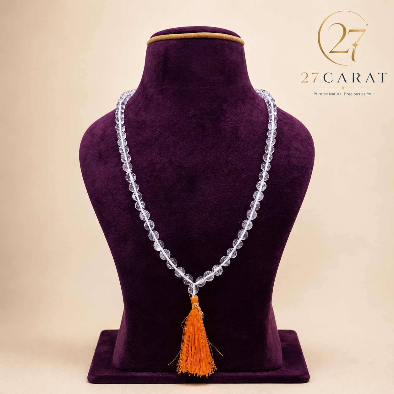 Clear Sphatik Mala