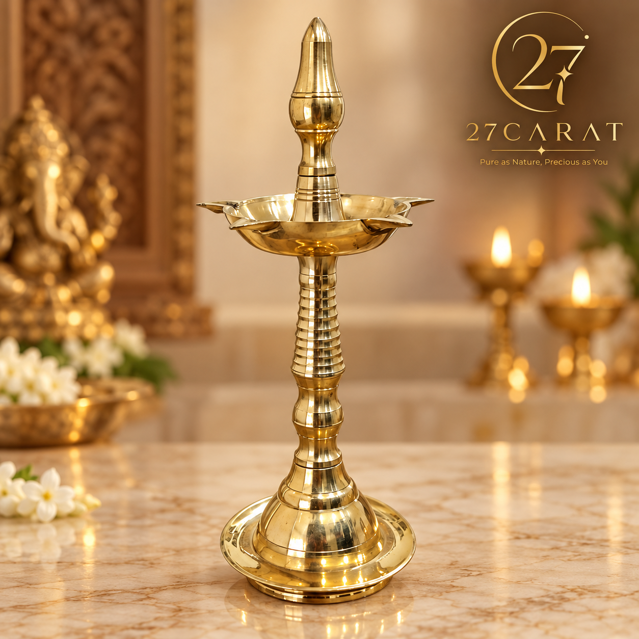 27CARAT Kerala Diya