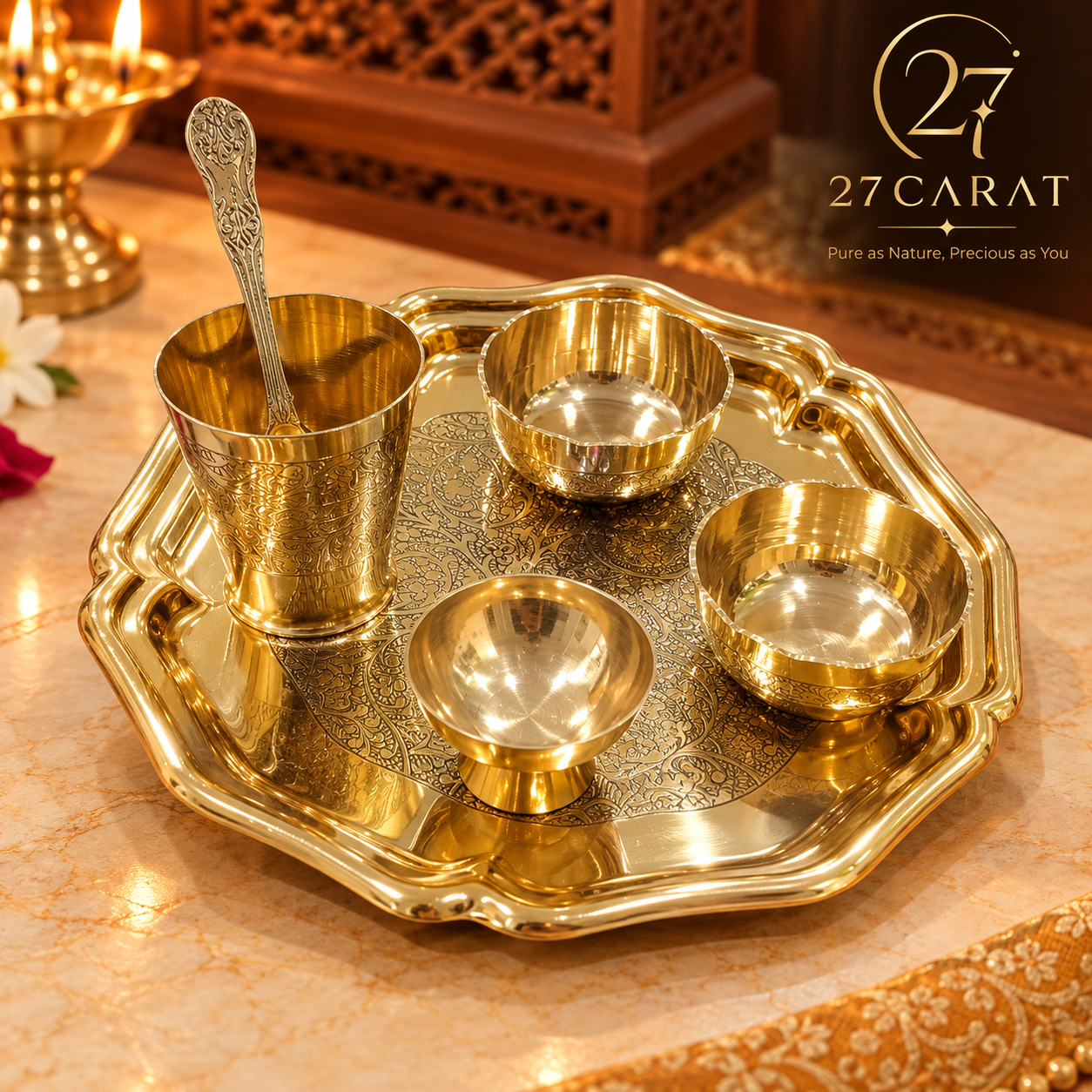 27CARAT Premium Bhog Thali