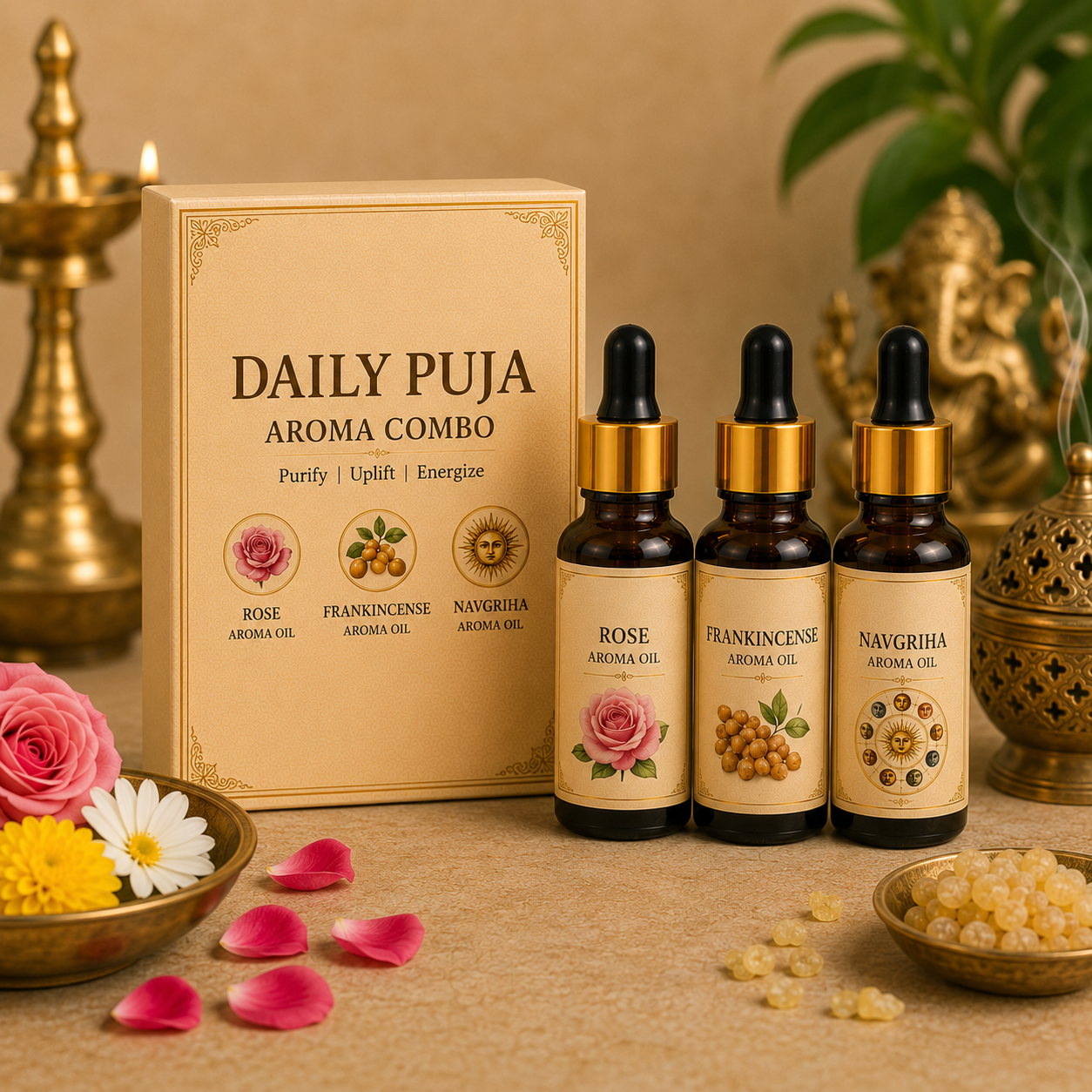 Daily Puja Aroma Combo