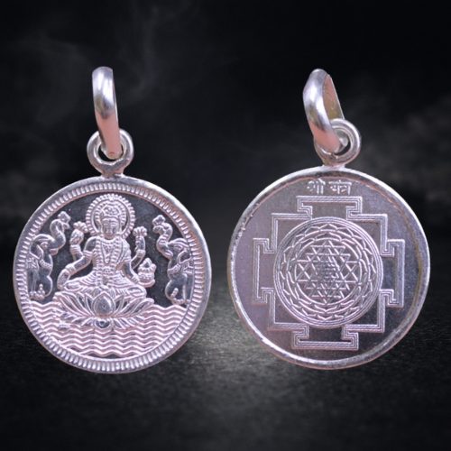 Silver Shree Yantra Pyra Pendant