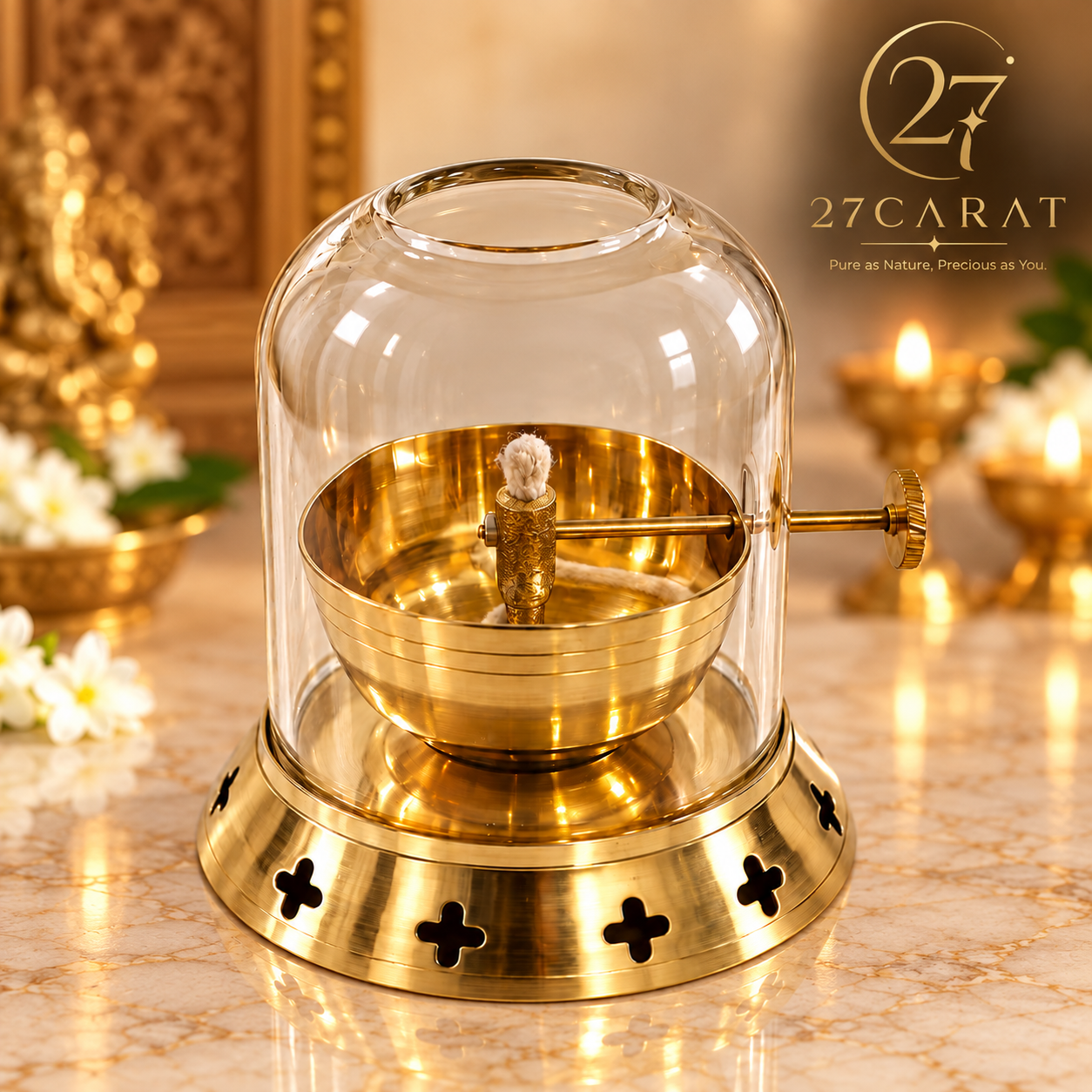 27CARAT Akhand Jyot Diya
