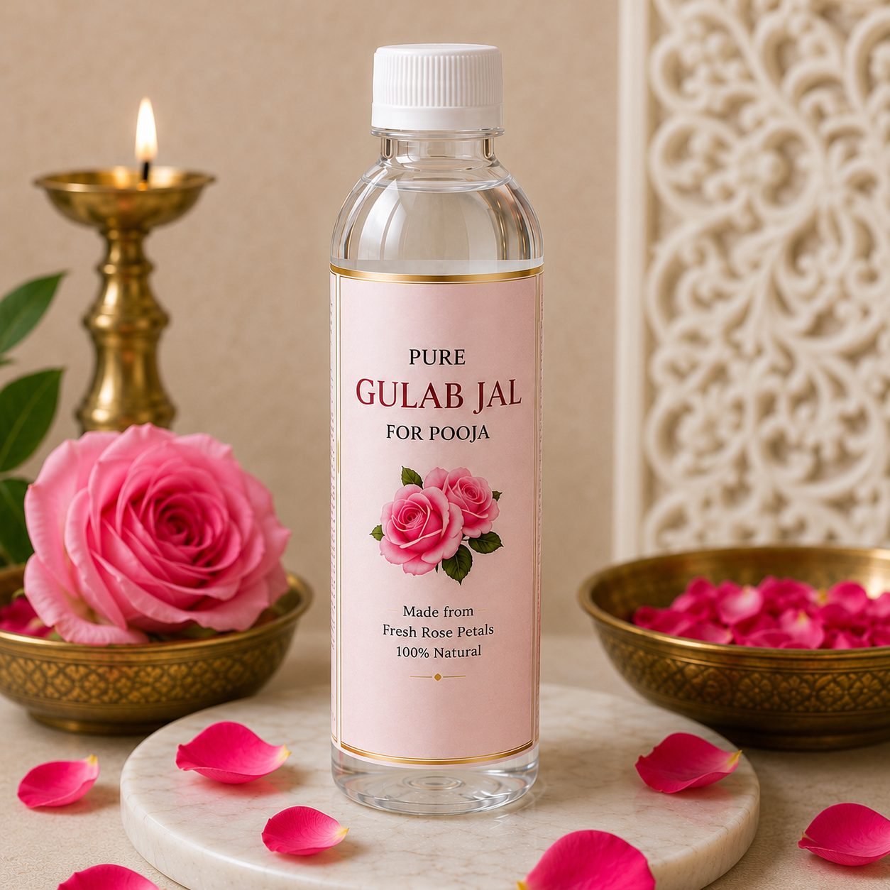 Pure Gulab Jal for Pooja