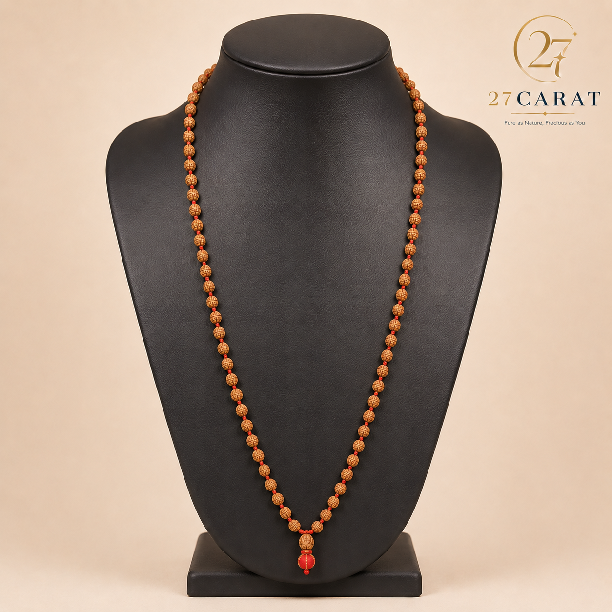 Certified 5 Mukhi Rudraksha Mala (6-7mm)