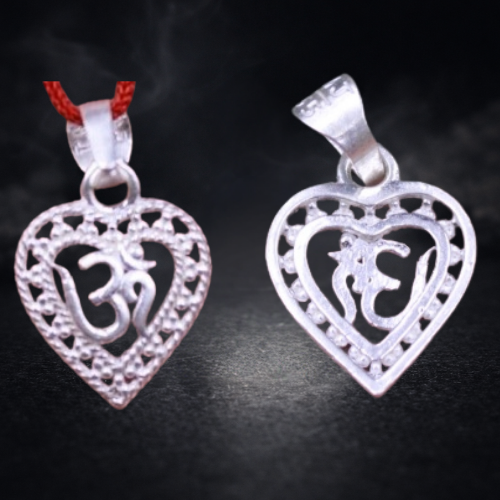 Silver Om Pyra Pendant