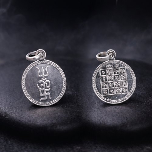 Silver Nazar Dosh Pyra Pendant